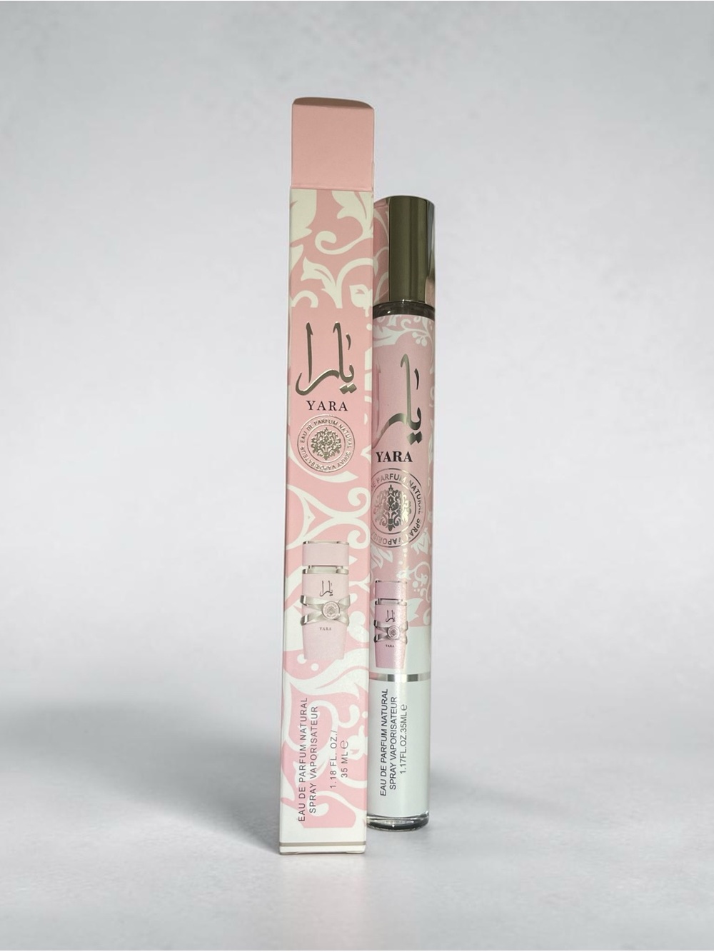 Yara Pink Floral Roller Perfume - Elegant Travel Size